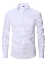 Comprar Camisas Vestir Con Puños Franceses De Manga Lar Para Hombres