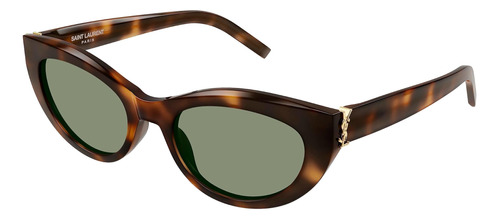 Saint Laurent Gafas De Sol Unisex Con Montura De Tortuga, Le