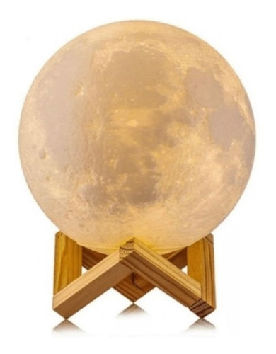 Luminária Umidificadora Lua Cheia Moon Light Decoração Top