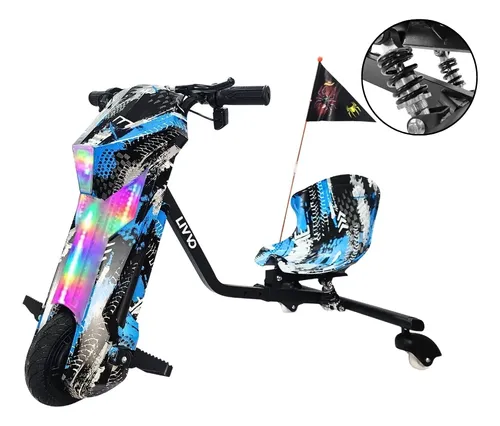 きり　36 Triciclo Patinete Com Amortecedor Elétrico 36v 20km/h Até 120kg