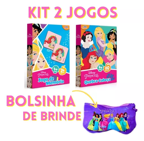 Jogo da Memória Princesas Pais e Filhos