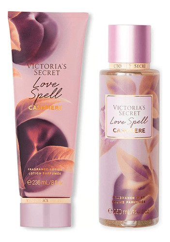 Victoria's Secret Set Body Mist Y Crema Love Spell Cashmere 