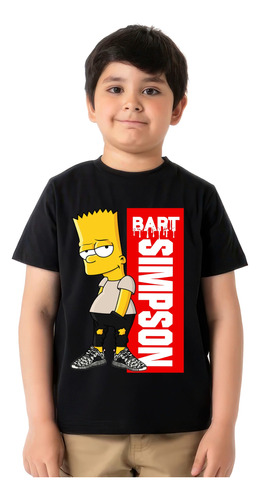 Remeras Camisetas Bart Simpson Diferentes Diseños Y Colores