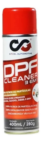 Limpa Filtro Partículas Diesel Flex Excel Dpf Cleaner 3em1