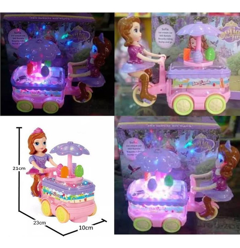 Carrito de helados Princess Sofia: música y diversión