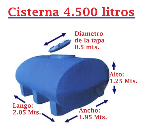Tanque Para Agua Cilíndrico Para Apartamentos De 740 Litros