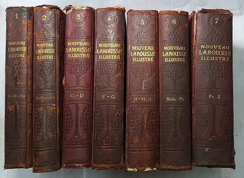Livro Nouveau Larousse Illustre   7 Volumes