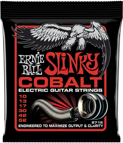 Ernie Ball Slinky Cobalt 2715 Cuerdas 10-52