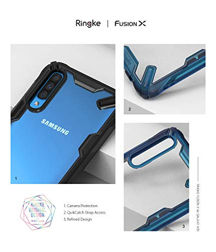 Ringke Fusion Para Samsung Galaxy A70 Negro