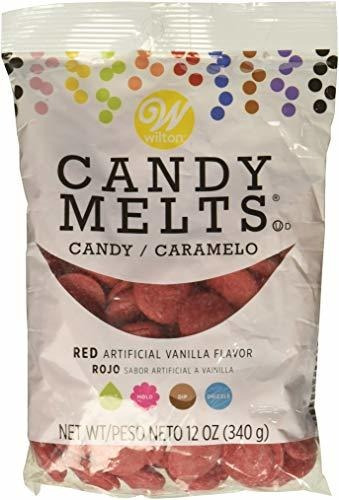 Wilton Rojo Candy Melts Caramelo, 12 Oz (1911 A 1364).