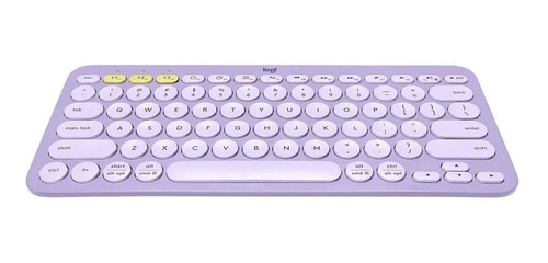 Teclado Bluetooth Logitech K380 Qwerty Español Color Lavanda