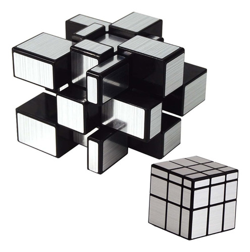 Cubo Mirror Plata Colección Hermoso Espejo 3x3x3