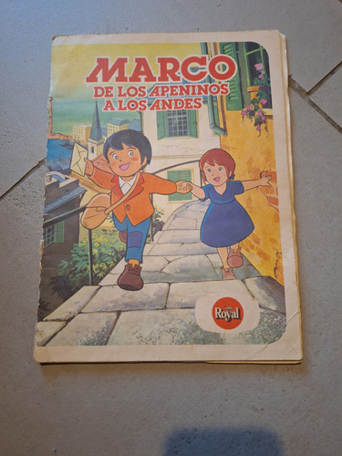 Antiguo Álbum De Figuritas Marco De Los Apeninos A Los Andes