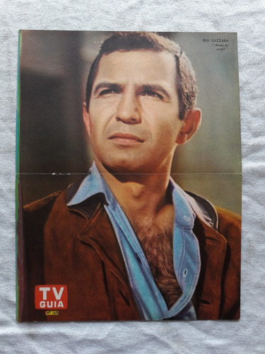 Antiguo Poster Tv Guia N° 160 Ben Gazarra - Alma De Acero