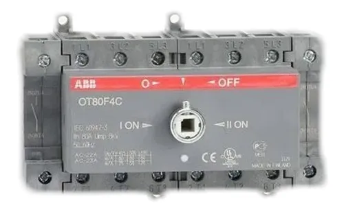 Conmutadora Abb 4x 80a 2v 1-0-2 Fondo Sin Manija