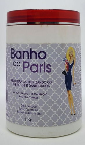 Banho De Paris Efeito Anti Frizz 1 Kg