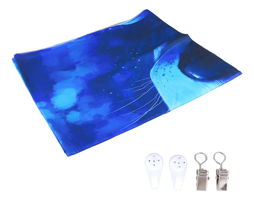 Tapiz De Pared Con Luz Negra, Diseño De Planeta Fluorescente