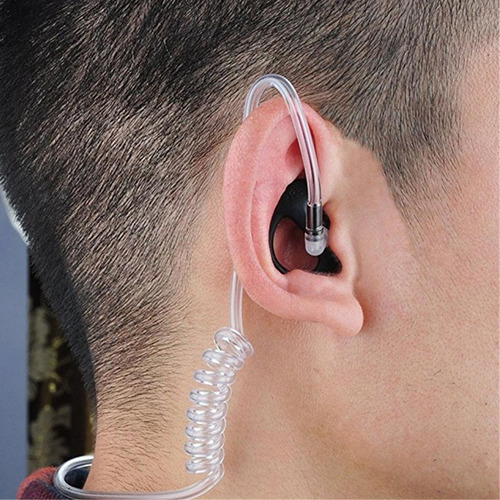 2 Pares Tapones De Silicona Para Auricular De Tubo Acústico
