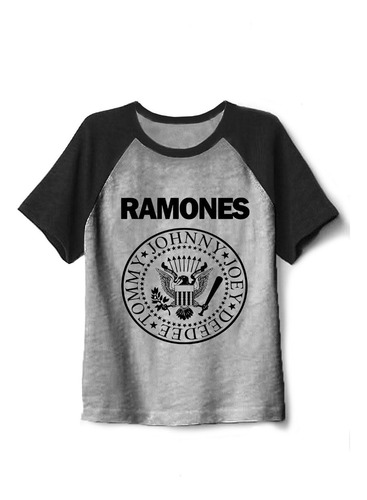 Remera Combinada Ramones !!