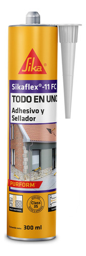 Sikaflex 11fc Sellante / Adhesivo Poliuretano 300ml Blanco
