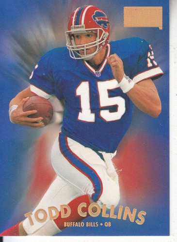 1997 Skybox Premium Reebok Red Todd Collins Qb Bills