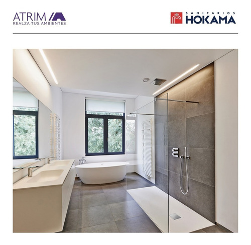 Imagen 3 de 10 de Portareja Cuadrado 15 Desague Baño Acero Compatible Awaduct