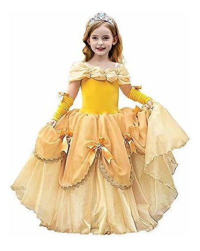 Vestidos De Princesa Belle Para Niñas Disfraz De Belle Para