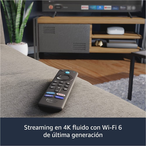 Amazon Fire Tv Stick 4k Max 8 Gb 2022 Control Por Voz Wifi 6 Color Negro Tipo De Control Remoto De Voz
