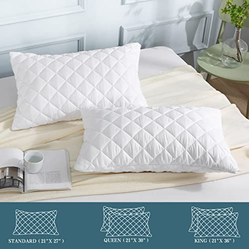Protector De Almohada Impermeable Unilibra, Acolchado, Tamañ