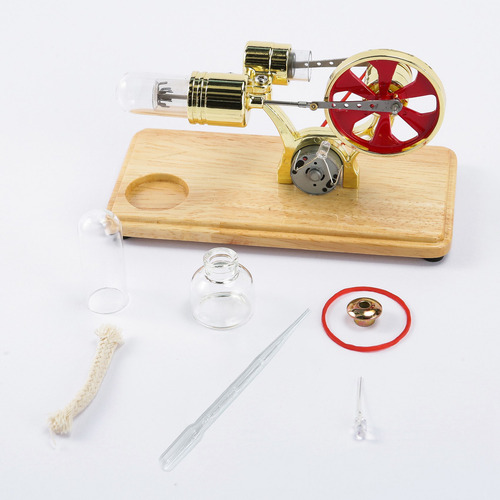 Modelo De Motor Generador Física Científica Experimento Cien