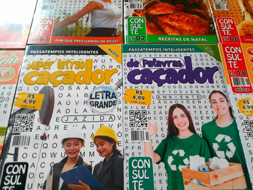 100 Revistas Caça Palavras Passatempos Atacado