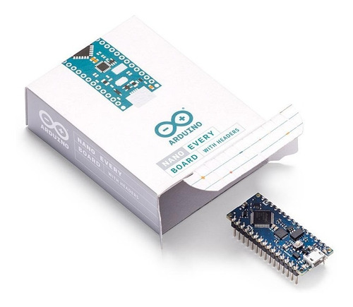 Arduino Nano Every W Headers Original Fabricado En Italia