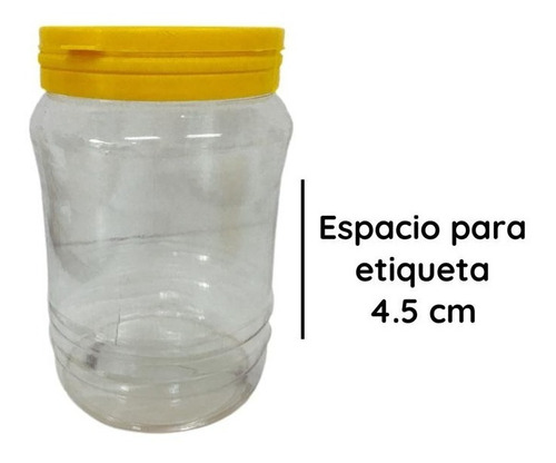 Imagen 3 de 10 de Envases Para Miel Cilindrico X 700 Cc O 1 Kg (112 Unid.)