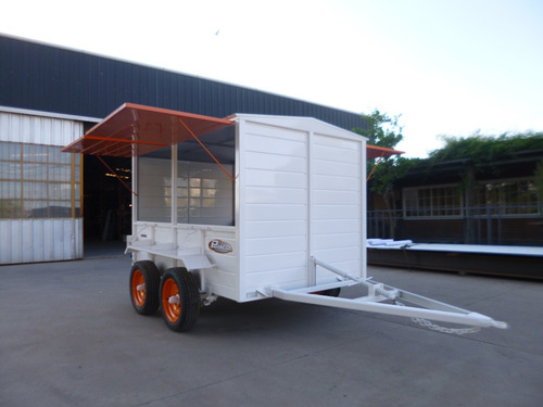 Imagen 16 de 25 de Acoplado Trailer 6 Cheques Cerrado Taller Rodante 5 Mts 4 Tn
