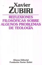 Comprar Libro Reflexiones Filosoficas Sobre Algunos Problemas De Teo