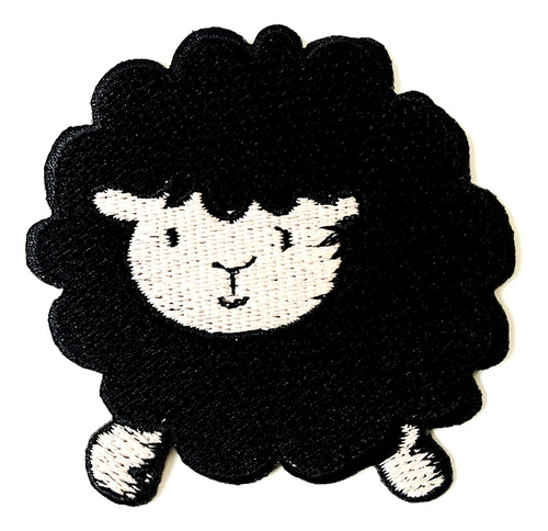 Plpatch Oveja Negra Cordero Animal Lindo Logotipo De Dibujos