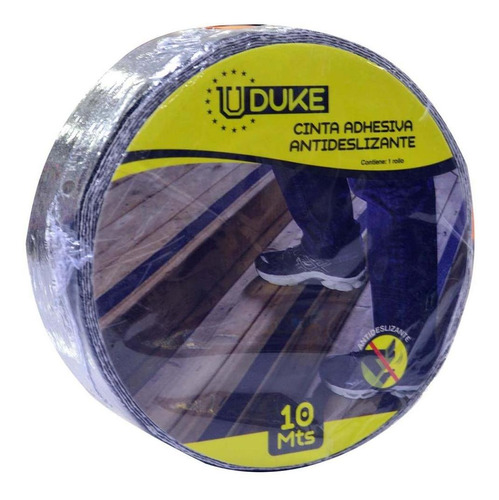 Cinta Antideslizante 2 X 10 Mts Negra Uduke (ht90183)