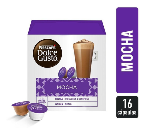 Imagen 1 de 3 de Caja Capsulas Mocha Chocolate Dolce Gusto Capsuland Oficial