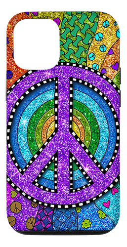 iPhone 12/12 Pro Hippie Peace Sign Peacefu B08n6dtm4k_300324