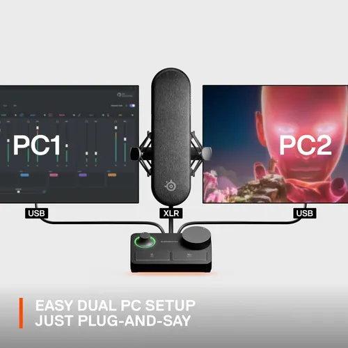 Micrófono Steelseries Alias Pro Kit Xlr Mic + Stream Mixer