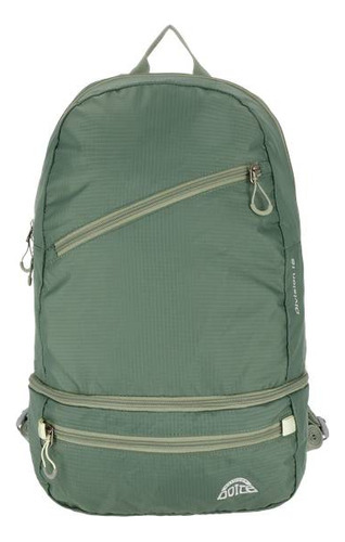 Mochila Compactable Division 18 Litros Negro Doite Color Verde