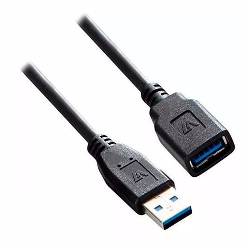 Cable Usb Macho A Usb Hembra Prolongador 1mt