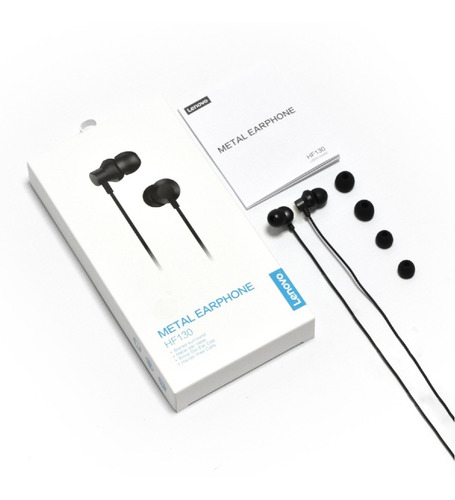 Imagen 3 de 10 de Auricular In-ear Con Cable Lenovo Hf130