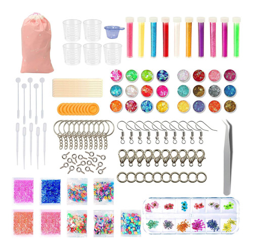 Kit De Resina De 231 Piezas Para Hacer Joyas - Kit De R...