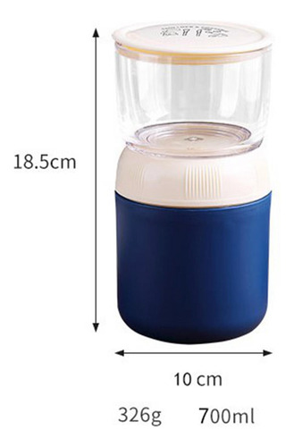 Lunch Pot Yogurt Container Acero Inoxidable Prueba De Fugas