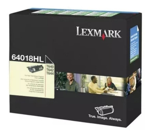 Toner Lexmark 64018hl Negro Original Laser T640 T642 T644