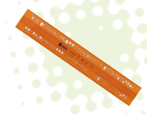Imagen 2 de 2 de Letrógrafo Pizzini 10mm - Art. 5880-10