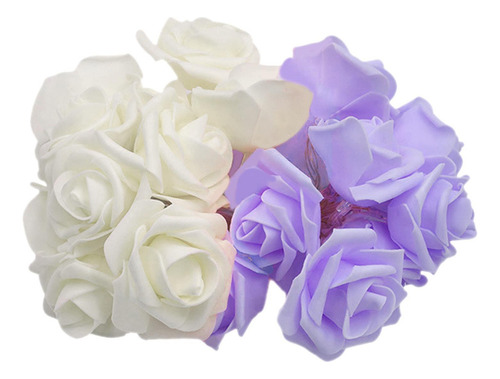 Luces De Hadas De Flores Rosas, 20 Led, Luces De Flores