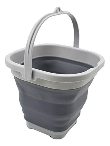 Cubo Plegable 2.6l - Pesca Y Exterior - Gris