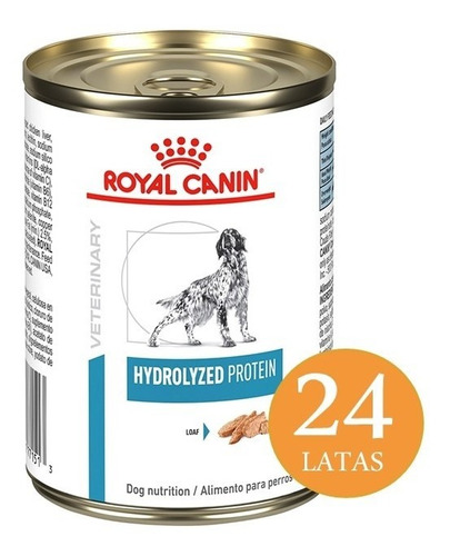 24 X Latas Royal Canin Hydrolyzed Protein Perros 385gr. Np
